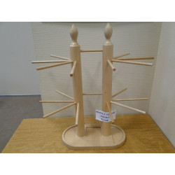 Double bobbins holder