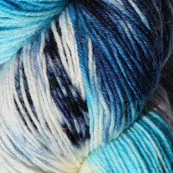 Merino wool sock blue